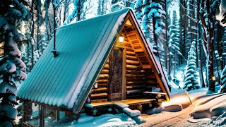 Father and Son Building Cabin in The Woods Off Grid [upl. by Peisch978]