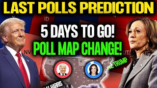 5 Days to Go Final Countdown Who Leading in Early Votes 2024 Election Polls Map Prediction [upl. by Estel]