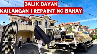 VLOG 1128 KAILANGAN LANG I REPAINT NG BAHAY [upl. by Oidivo]