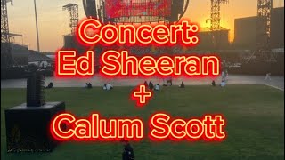 Ed Sheeran and Calum Scott Concert Dubai Tour 2024 [upl. by Tri]