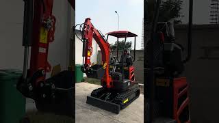 Polish customer customized 18ton Kubota engine ready for delivery miniexcavatormachinery shorts [upl. by Nylssej650]