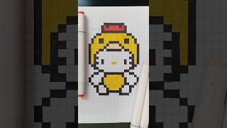 💛Cute pixel art ideas✨ pixel art pixelartist pixelart pixelartideas drawing cute shorts [upl. by Wiener]