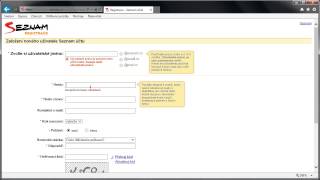 Seniortipcz Email  postup registrace Seznamcz [upl. by Lowis]