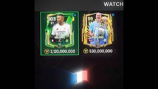 Mbappé x Haaland☠️ eafc25 fifa eafc24 eafcmobile fifamobile fifa shorts [upl. by Milli292]