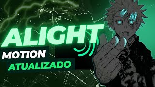 ALIGHT MOTION NOVA VERSÃO REVIEW ATUALIZADO 2024 🇧🇷⚡ [upl. by Solange]