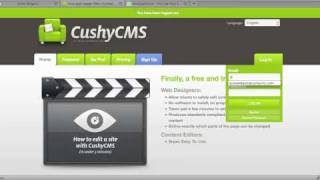 How to install and edit with CushyCMS in under 5 minutes [upl. by Nodanrb784]