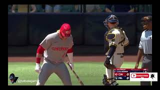 The Show 23 Cincinnati Reds vs Milwaukee Brewers  Gameplay [upl. by Aieka]