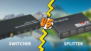 What is difference between HDMI Splitter and HDMI Switcher [upl. by Song]