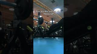 The only way gym weightlifting heavyweight onerep workout [upl. by Eldreda]