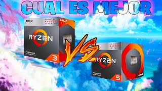 RYZEN 5 3400G VS RYZEN 3 3200G  CUAL ES MEJOR [upl. by Anos]