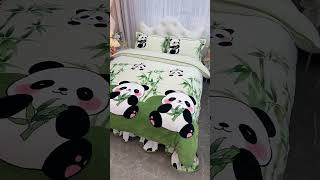 new bad shaite bad Love home love life love bedding Milk velvet fourpiece set Highquality [upl. by Esinrahc]