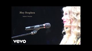 Taylor Swift  Hey Stephen Official Lyrics Video [upl. by Htaek]