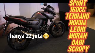 MOTOR SPORT NON FAIRING 160CC TERBARU HONDA HARGANYA LEBIH MURAH DARI SCOOPY review [upl. by Eetsirhc]