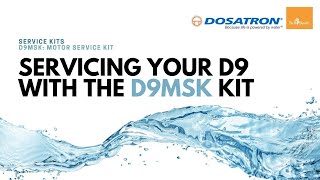 Dosatron D9 Service Fitting the D9MSK Motor Service Kit [upl. by Ahsinroc]