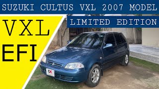 Suzuki Cultus VXL 2007 Model For Sale  Efi Engine  car youtube viral home foryou cars [upl. by Pouncey]