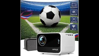 HIPPUS Native 1080P Smart Projector Review – Pros amp Cons – Projector with Wi Fi 6 amp Bluetooth [upl. by Ahcsas]