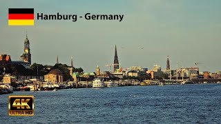 Walking Tour in Hamburg  4K UHD [upl. by Adle903]