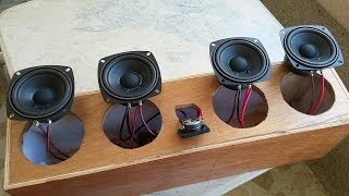 DIY Center Speaker 2 Way Crossover Build and 4 Speaker Wiring [upl. by Wes516]