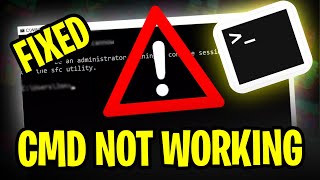 How to Fix Command Prompt CMD Not WorkingOpening in Windows 11  UPDATED 2024 [upl. by Nahsin]