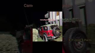 Thar Roof Camouflage Net AvailableKP Jeeps amp Parts9017309009 reels camouflage viralshort [upl. by Shabbir899]