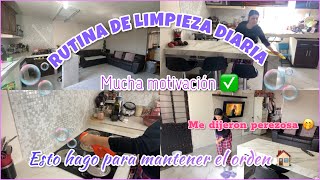 ✅MOTÍVATE A LIMPIAR🫧🧽ESTO HAGO PARA MANTENER LA CASA LIMPIA Y ORDENADA✅🏠 [upl. by Maunsell]