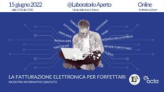 La fatturazione elettronica per forfettari [upl. by Laehpar796]