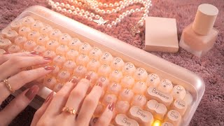 ASMR Extremely Calming Triggers for Those Who Need Deep Sleep Typing Squishy Rare Triggers etc [upl. by Jezabel]