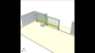 Slide Folding Gate [upl. by Sandry]