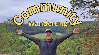 Community Wanderung mit Übernachtung  Overnighter  Treffen  Bushcraft [upl. by Ahsahtan]