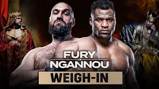 LIVE 🔴 Tyson Fury vs Francis Ngannou • WEIGH IN • Saudi Arabia  TNT Boxing [upl. by Carder]