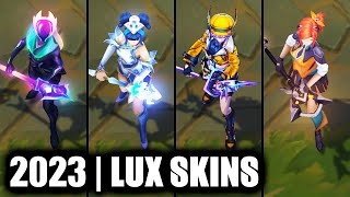 Lux Montage 13  One Shot Combo  Elementalist skin [upl. by Joli]