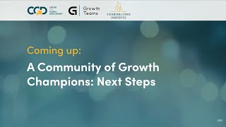 The Growth Summit  A Community of Growth Champions Next Steps [upl. by Kosse]