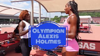 Olympian Alexis Holmes [upl. by Htiekel]