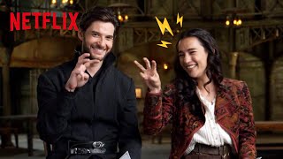 Can Ben Barnes amp Jessie Mei Li Read Each Others Minds  Shadow and Bone  Netflix [upl. by Kanya]