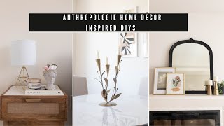 Anthropologie home decor inspired DIYs thrift store edition [upl. by Katlaps807]