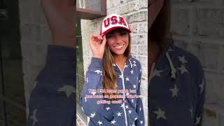 USA Letter Patch Hat [upl. by Deanne651]