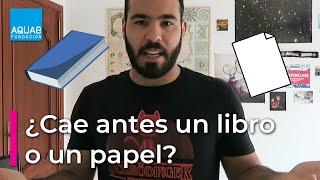 ¿Qué Cae antes un LIBRO o una HOJA DE PAPEL  con DANIEL PÉREZ MientrasEnFisicas  Campus [upl. by Clintock]