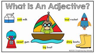 What is an Adjective Adjectives for KindergartenFirst Grade [upl. by Neiluj]