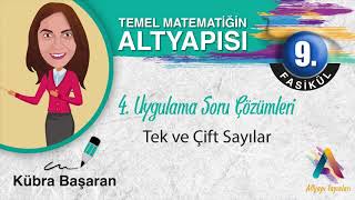 9 fasikül 4Uygulama Alanı Soru Çözümleri Altyapı Yayınları Temel Matematikte Altyapı [upl. by Blasien]