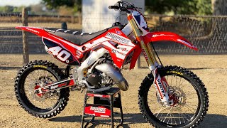 Twisted 2005 Honda CR125 Two Stroke Project  Motocross Action Magazine [upl. by Venetia714]