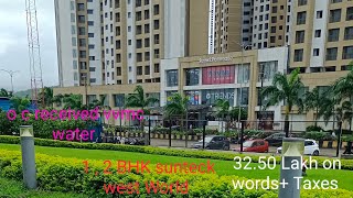 123 BHK sunteck west word sunteck Maxx World Naigaon E New project flat price sunteck west word [upl. by Uohk]