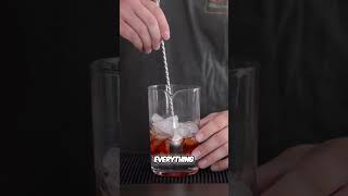 Master the Negroni Iconic Bitter Cocktail Recipe cocktail bartender recipe [upl. by Epillihp760]