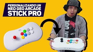 Personalizando un Neo Geo Arcade Stick Pro [upl. by Notsle]