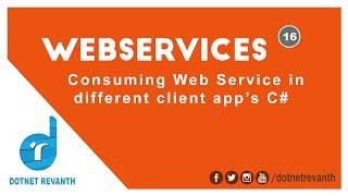 Consuming Web Service in different Client Applications  Part16 [upl. by Orlando]