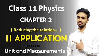 deducing relation among the physical quantities class 11  chapter 2 unit and measurement  physics [upl. by Jadwiga474]