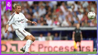 David Beckham NEXT LEVEL ASSISTS  Real Madrid [upl. by Edrei642]