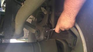 How to adjust drum brakes and measure brake chamber stroke on a semi [upl. by Balbinder]