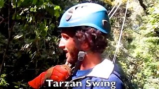 Tarzan Swing  Monteverde Costa Rica [upl. by Elbam614]