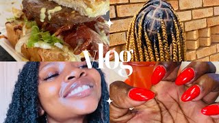 Spend Few Days With Me Vlog  Skin Care Routine  Going Out  Braiding Clients amp More [upl. by Odnuges]