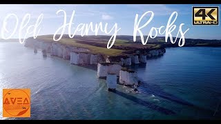 Old Harry Rocks in Winter 4K [upl. by Aihsel511]